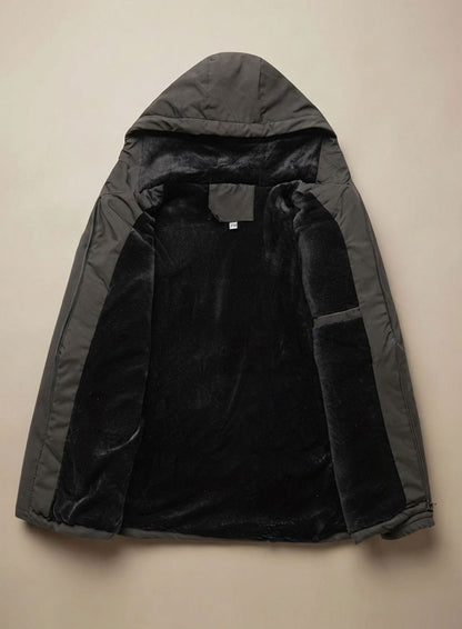 Lars | Warme wasserdichte Herren-Winterjacke mit Kapuze