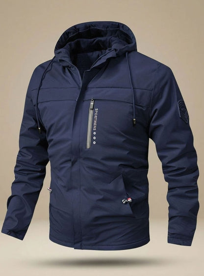 Lars | Warme wasserdichte Herren-Winterjacke mit Kapuze