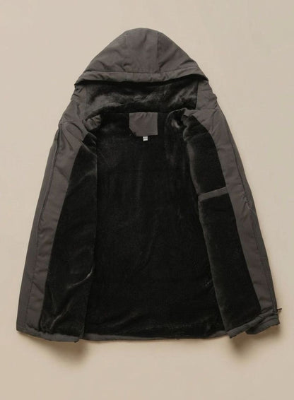 Lars | Warme wasserdichte Herren-Winterjacke mit Kapuze