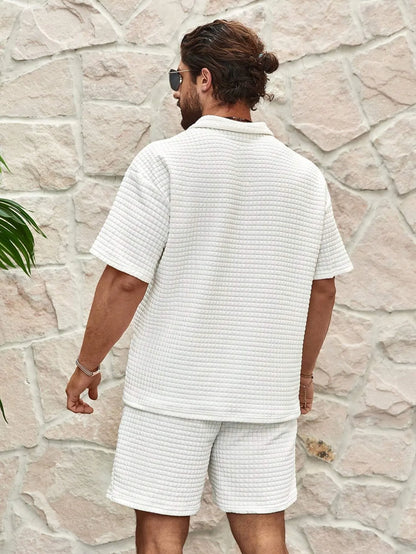 Oscar | Herre komfortabelt zomerset med polo og shorts