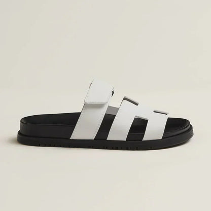 Tina | Dame flade sandaler med remme og justerbar lukning