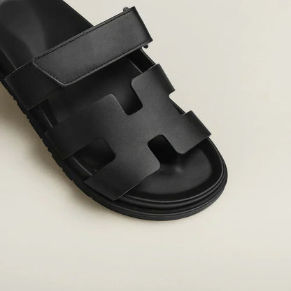Tina | Dame flade sandaler med remme og justerbar lukning