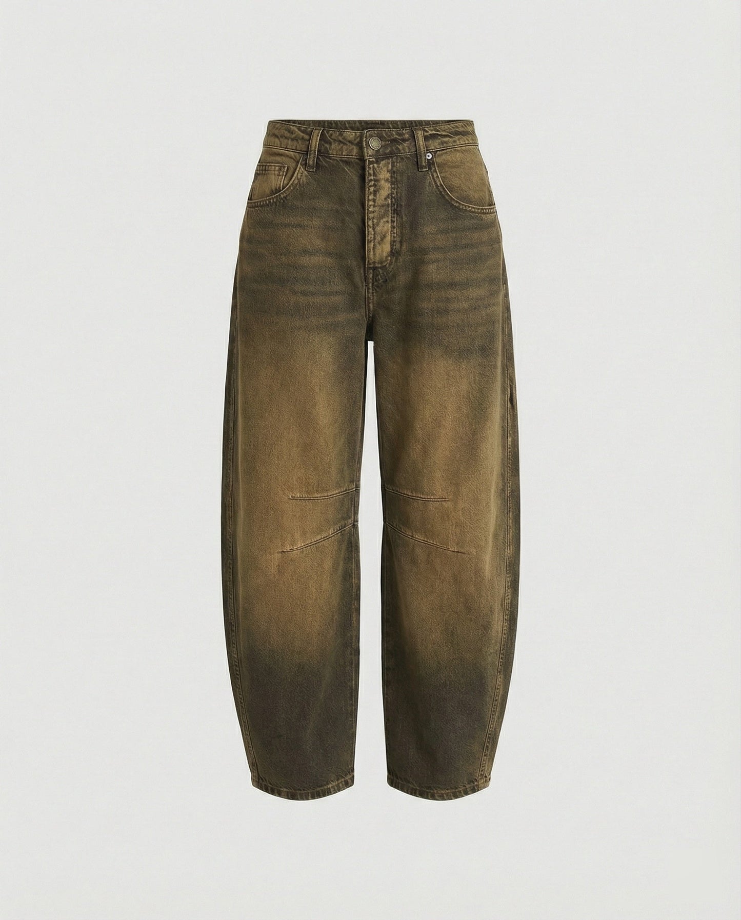 Hedda | Dame jeans med mid rise og barrel pasform samt løs silhuet
