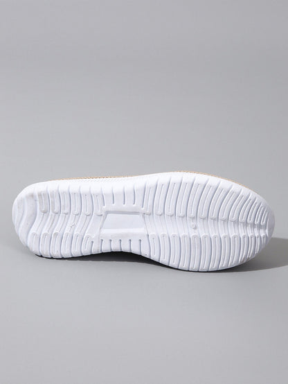 Julie | Dame afslappede slip-on sneakers i åndbart strikmateriale