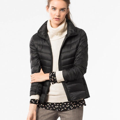 Helle | Let dunjakke med urban elegance og quiltet design