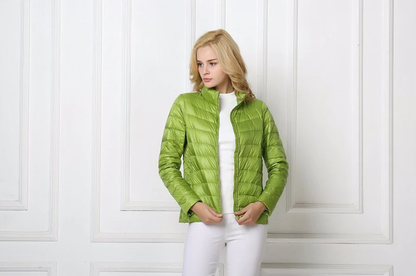 Helle | Let dunjakke med urban elegance og quiltet design