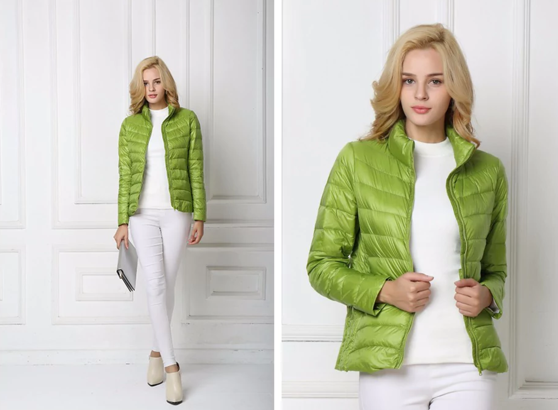 Helle | Let dunjakke med urban elegance og quiltet design