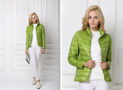 Helle | Let dunjakke med urban elegance og quiltet design