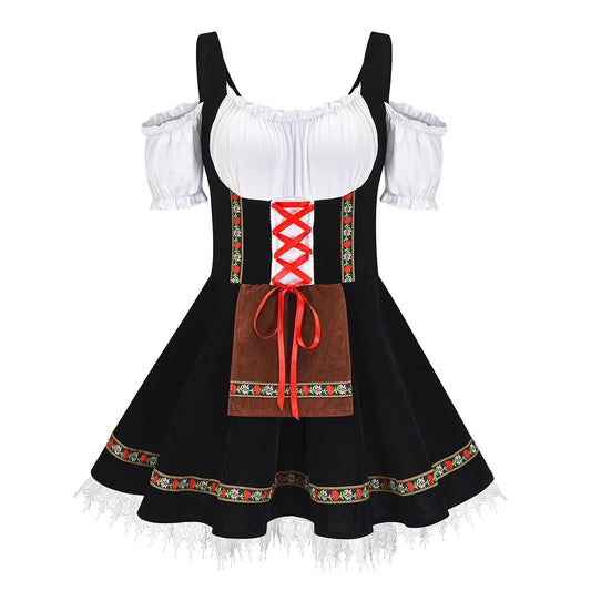 Sarah | Traditionel Oktoberfest kjole med dirndl design