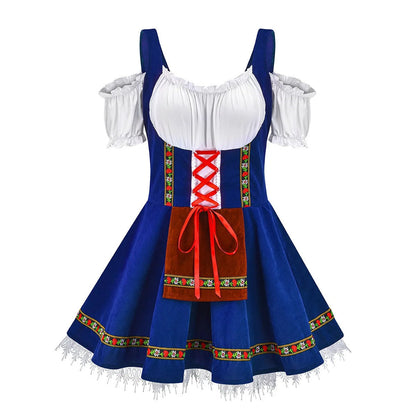 Sarah | Traditionel Oktoberfest kjole med dirndl design