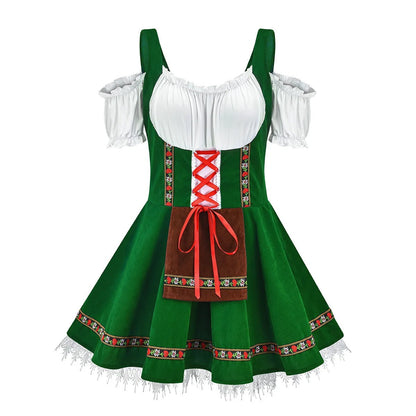 Sarah | Traditionel Oktoberfest kjole med dirndl design