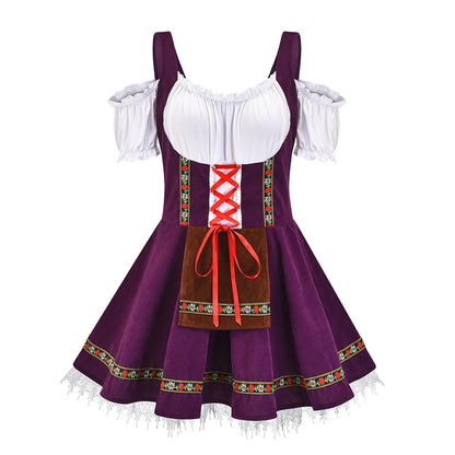 Sarah | Traditionel Oktoberfest kjole med dirndl design