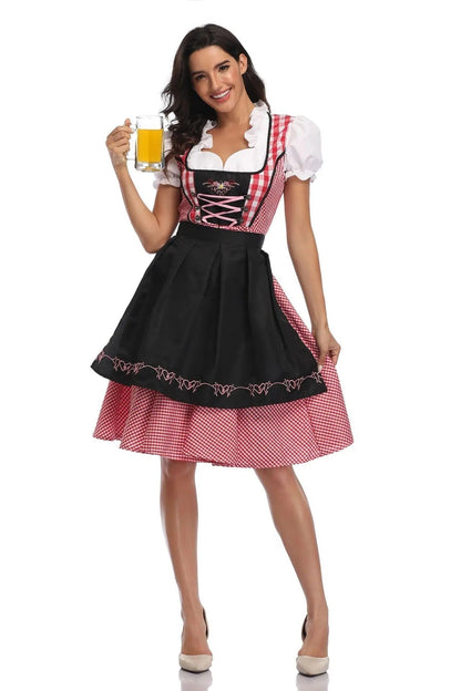 Sarah | Traditionel Oktoberfest kjole med dirndl design