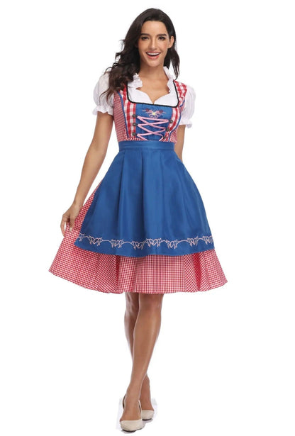Sarah | Traditionel Oktoberfest kjole med dirndl design