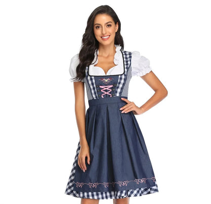 Sarah | Traditionel Oktoberfest kjole med dirndl design