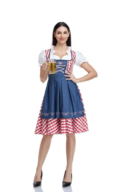 Sarah | Traditionel Oktoberfest kjole med dirndl design