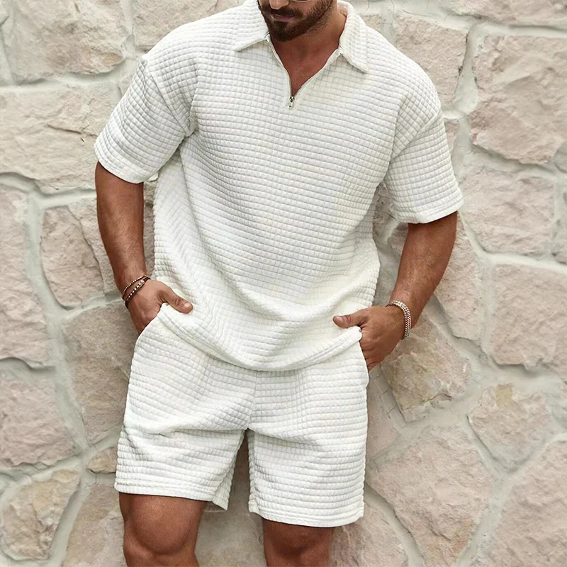 William | Sæt med kortærmet top og shorts i afslappet pasform